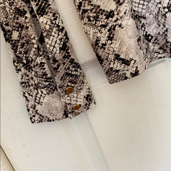 Calvin Klein Long-sleeve Blouse - Black/White - Picture 4 of 4